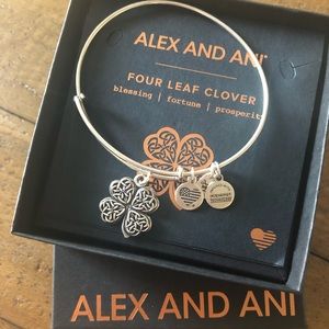 Alex and Ani Four Leaf Clover Bangle
